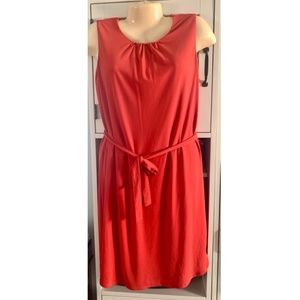 Ann Taylor Sleeveless Belted Knit Dress